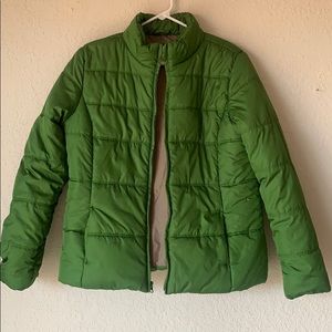 Old Navy Green Puff Jacket Large
